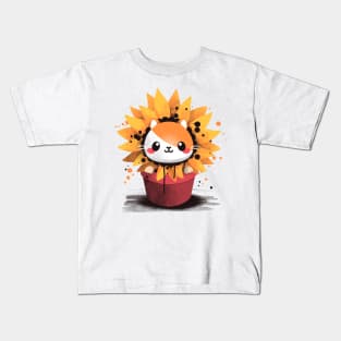 Sunflower hamster Kids T-Shirt